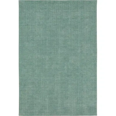 Karastan Handwoven Wool Blue Area Rug In Sea