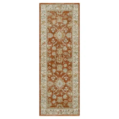Karastan Iznik Oriental Gray/brown Woven Area Rug In Brown;gray