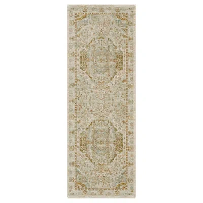 Karastan Kumra Cream Traditional Ornamental Area Rug