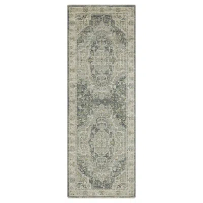 Karastan Kumra Oriental Dark Gray Woven Area Rug