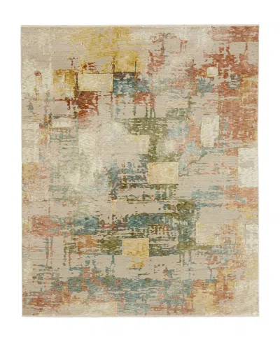 Karastan Memento Nostalgic 5' X 7'6" Area Rug In Cream