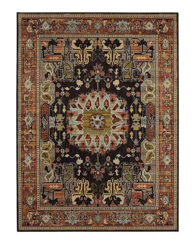 Karastan Pandora Covetous Area Rug, 8' X 11' In Charcoal/grey