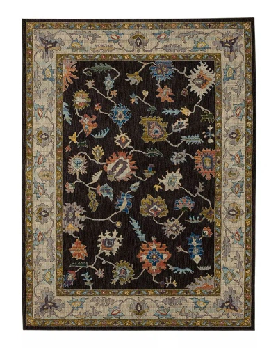 Karastan Pandora Fury Area Rug, 5'3 X 7'10 In Charcoal/gray