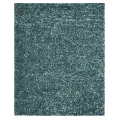 Karastan Rectangle Billow Shag Area Rug In Sea