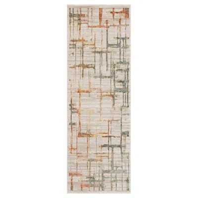 Karastan Rugs Souvenir Beige Area Rug In Beige,yellow