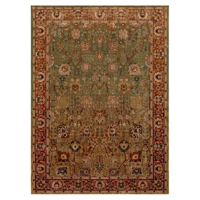Karastan Spice Market Myanmar Plush Pile Stain/fade Resistant Polyester Woven Ornamental Indoor Area Rug In Blue