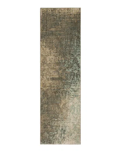 Karastan Touchstone Catarina Runner Area Rug, 2'4 X 7'10 In Green/jade