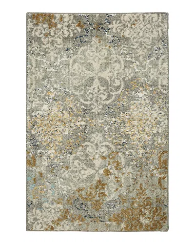 Karastan Touchstone Moy Area Rug, 2' X 3' In Willow Gray