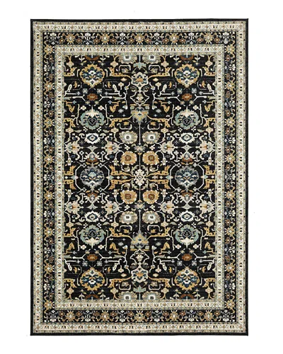 Karastan Zephyr Amphora Area Rug, 8' X 10' In Black