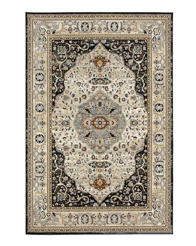 Karastan Zephyr Chronos Area Rug, 8' X 10' In Black