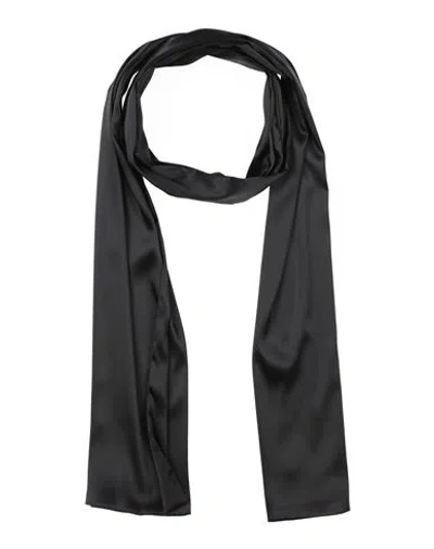 Karat By Nuovi Sarti Woman Scarf Black Size - Polyester, Elastane