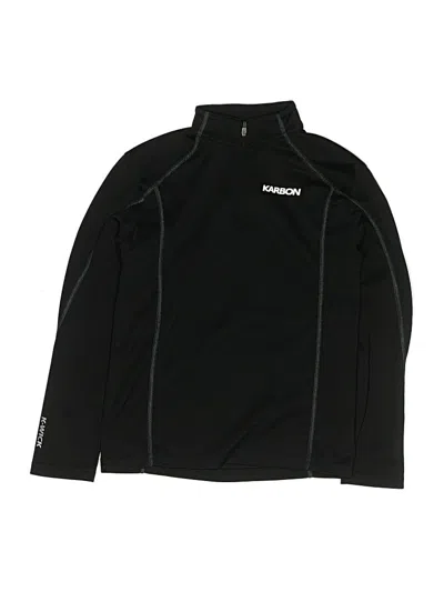 Pre-owned Karbon Kids' Track Jacket In Black