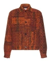 Kardo Bodhi Jacket In Block Print Kantha