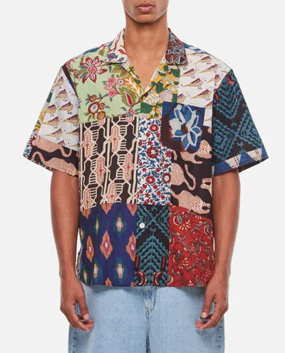 Kardo Cotton Bowling Shirt In Multicolour