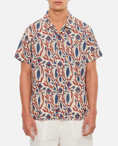 Kardo Cotton Bowling Shirt In Multicolour