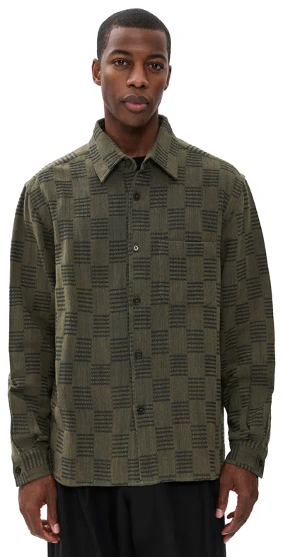 Kardo Luis Overshirt Oak Moss In Green