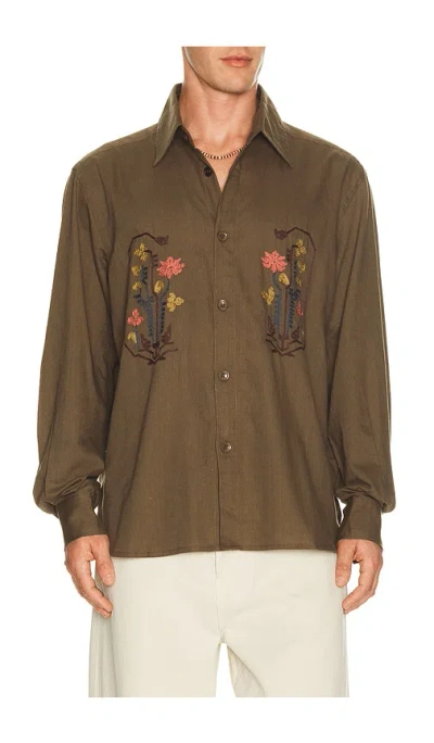 Kardo Luis Shirt In Dusty Olive