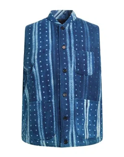 Kardo Man Vest Blue Size L Cotton