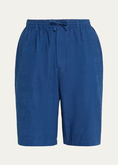 Kardo Men's Milo Schiffli Shorts In Blue