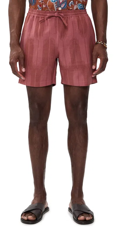 Kardo Olbia Handloom Ikat Shorts Pink