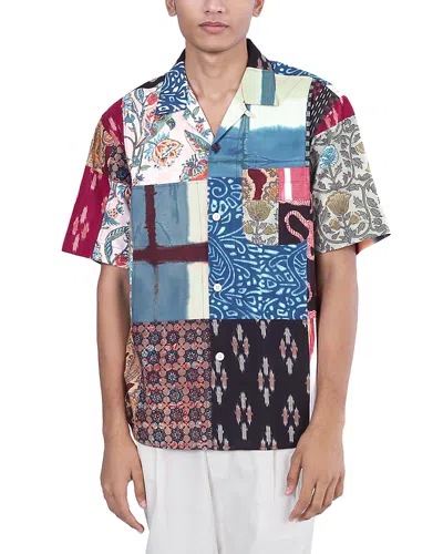 Kardo Ronen Half Sleeve Button Front Camp Shirt