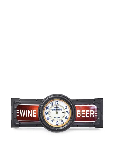 Kare Design Rivet-detailed Wall Clock In Multi