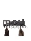 Kare Design Train Wall Clock In Brown