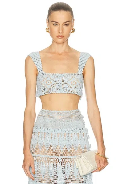 Karen Arcanjo Kora Top In Blue