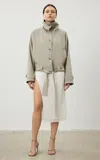 Karen Arcanjo Pola Cotton Jacket In Grey
