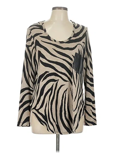 Pre-owned Karen By Karen Kane Pullover Sweater In White
