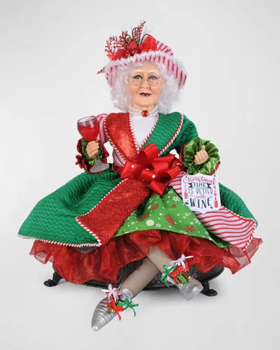 Karen Didion Originals Christmas Cheer Mrs. Claus In Multi