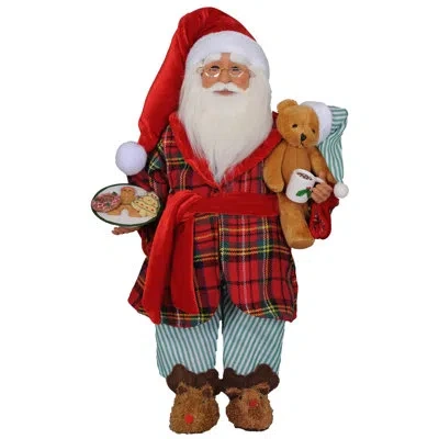 Karen Didion Originals Christmas Collection Santa  Figurines & Collectibles In Red