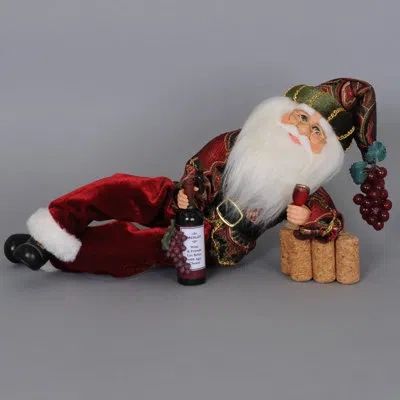 Karen Didion Originals Christmas Collection Santa  Figurines & Collectibles In Red