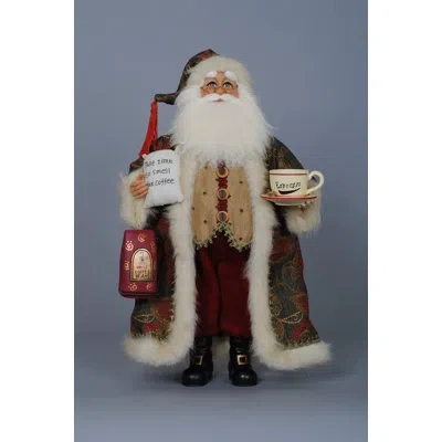 Karen Didion Originals Christmas Collection Santa  Figurines & Collectibles In Red