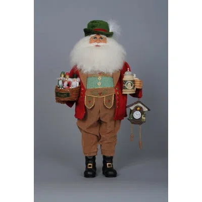 Karen Didion Originals Christmas Collection Santa  Figurines & Collectibles In Brown