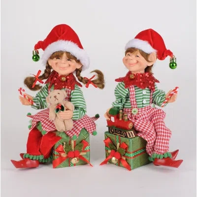 Karen Didion Originals Christmas Presents Elf Set