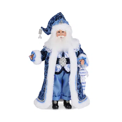 Karen Didion Originals Embellished Chinoiserie Santa Figurine In Multi