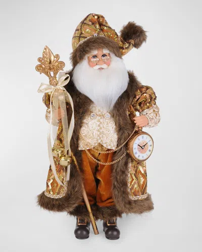 Karen Didion Originals Golden Age Santa Figure In Multi