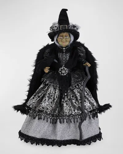 Karen Didion Originals Greta Witch Halloween Decor In Black