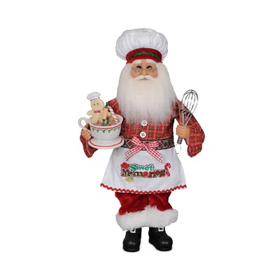 Karen Didion Originals Kitchen Santa Figurine In Multi