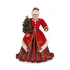 Karen Didion Originals Light Up Traditional Mrs. Claus Figurine In Multi