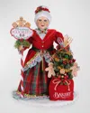 Karen Didion Originals Lighted Mrs. Claus' Goodie Bakery Figure