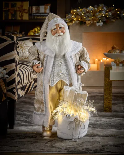 Karen Didion Originals White Elegance Santa