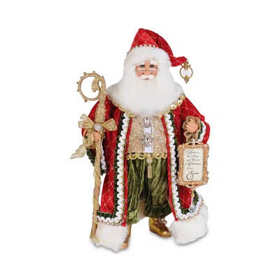 Karen Didion Originals Wonders Of Christmas Santa Figurine In Multi
