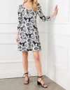 Karen Kane Floral Minidress In Multi