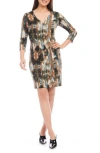 Karen Kane Abstract Print Jersey Sheath Dress In Print