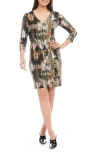 Karen Kane Abstract Print Jersey Sheath Dress In Print