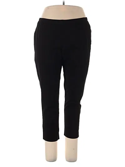 Pre-owned Karen Kane Active Pants In Black