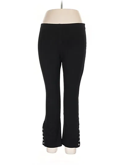 Pre-owned Karen Kane Active Pants In Black