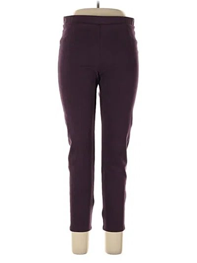 Pre-owned Karen Kane Active Pants In Purple